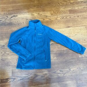 Columbia Turquoise Fleece Jacket